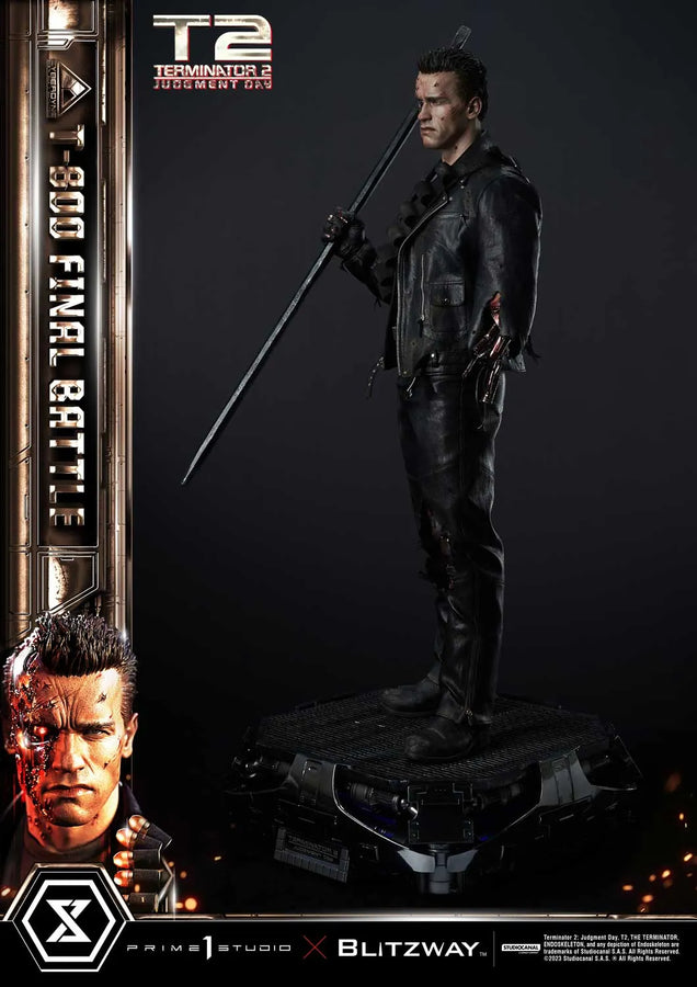 T-800 (Deluxe Bonus Version) Terminator 2: Judgment Day – Prime1Studio – ActionFigure Brasil