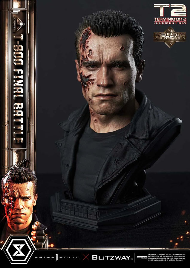 T-800 (Deluxe Version) Terminator 2: Judgment Day – Prime1Studio – ActionFigure Brasil