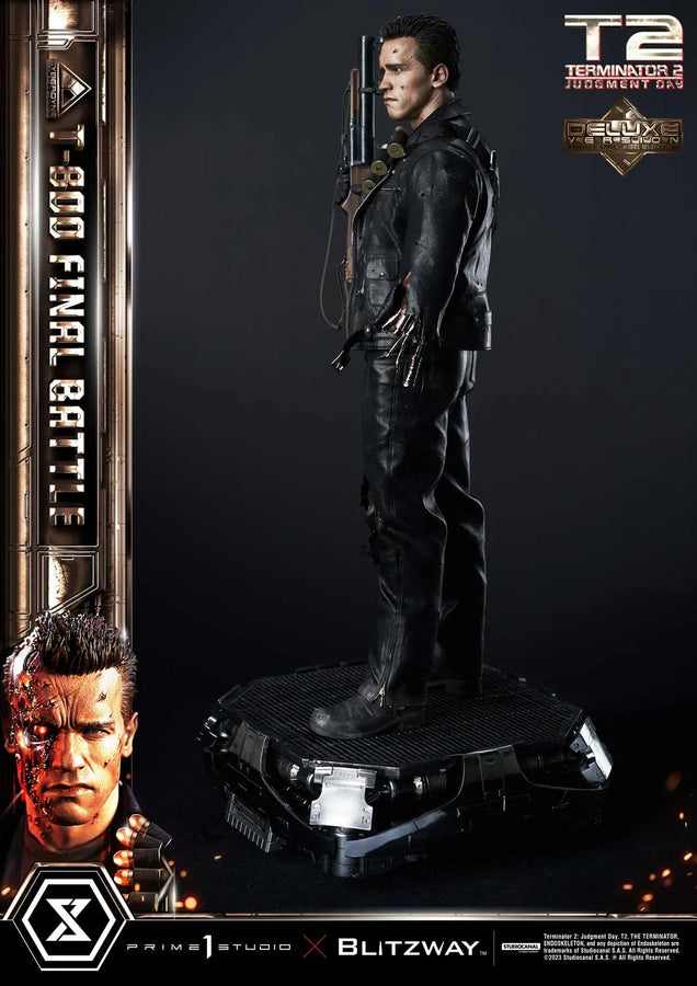 T-800 (Deluxe Version) Terminator 2: Judgment Day – Prime1Studio – ActionFigure Brasil