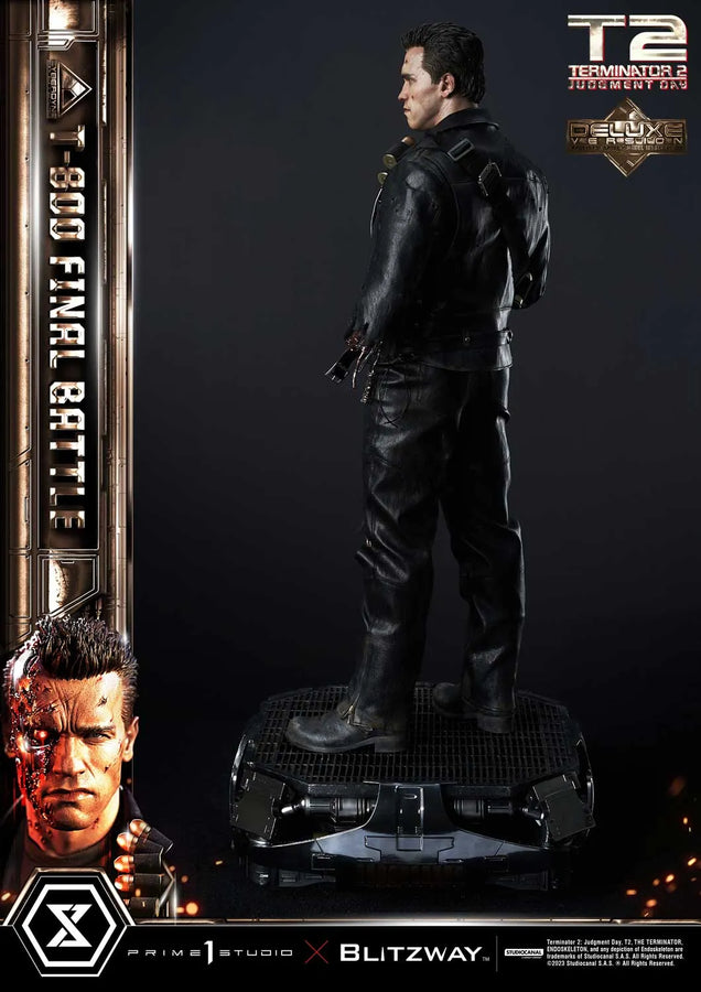 T-800 (Deluxe Version) Terminator 2: Judgment Day – Prime1Studio – ActionFigure Brasil