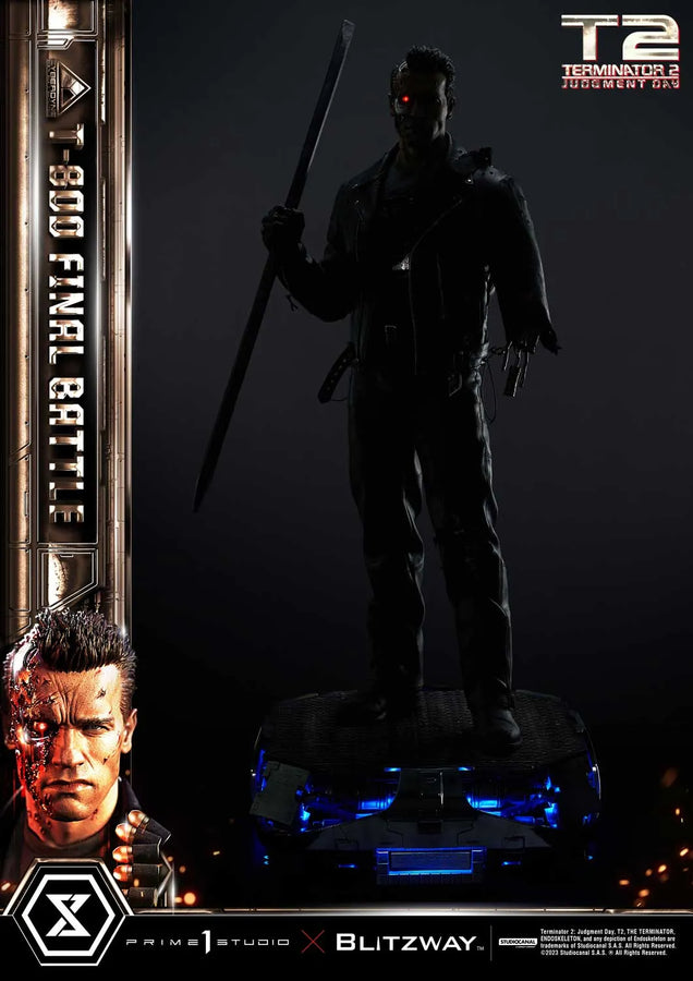 T-800 (Deluxe Version) Terminator 2: Judgment Day – Prime1Studio – ActionFigure Brasil