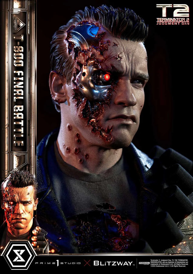 T-800 (Deluxe Version) Terminator 2: Judgment Day – Prime1Studio – ActionFigure Brasil