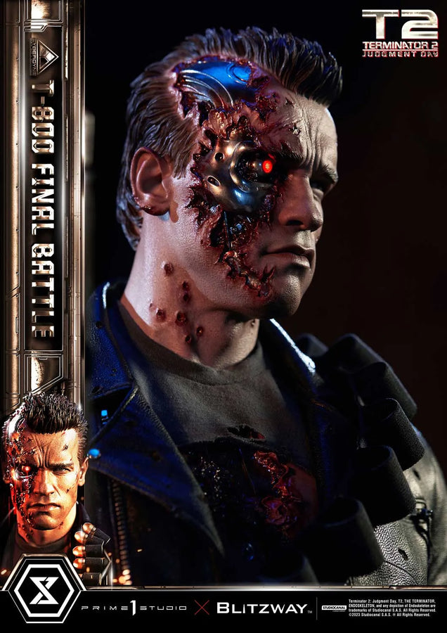 T-800 (Deluxe Version) Terminator 2: Judgment Day – Prime1Studio – ActionFigure Brasil
