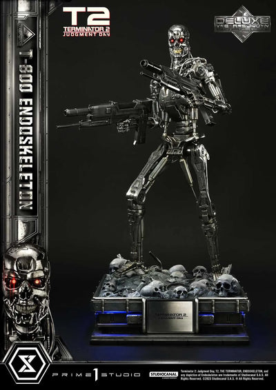 T-800 Endoskeleton (Deluxe Bonus Version) - LIMITED EDITION: 200 (Deluxe Bonus Version) – Prime 1 Studio – ActionFigure Brasil — embalagem