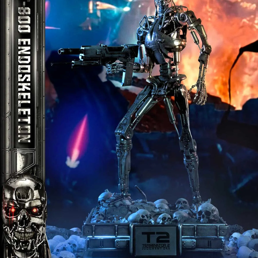 T-800 Endoskeleton (Deluxe Bonus Version) Terminator 2: Judgment Day – Prime1Studio – ActionFigure Brasil