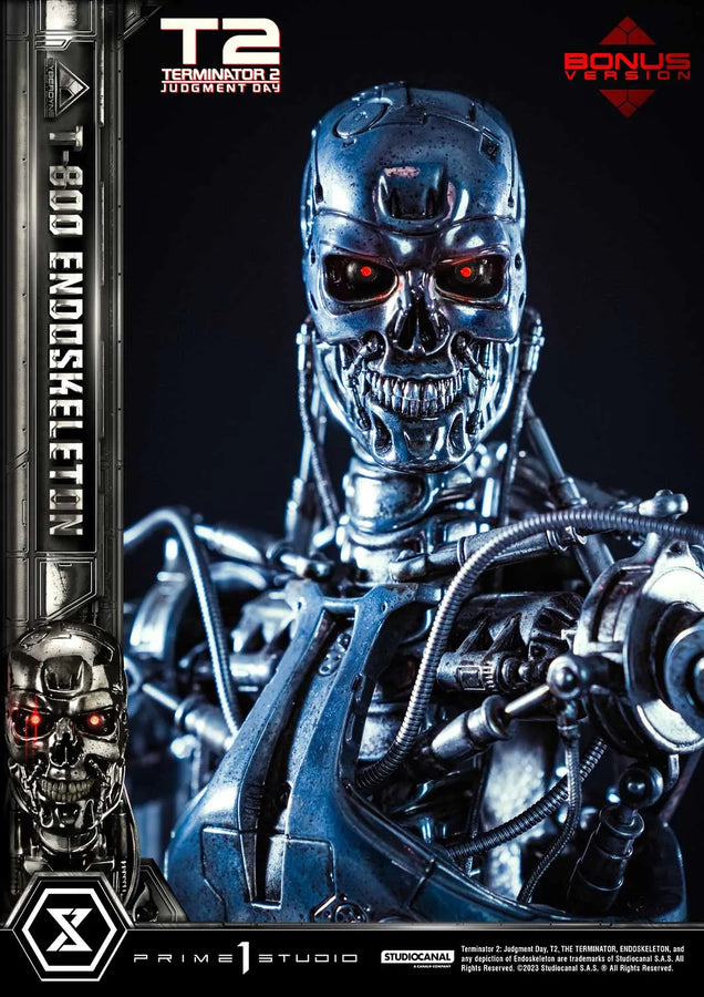 T-800 Endoskeleton (Deluxe Bonus Version) Terminator 2: Judgment Day – Prime1Studio – ActionFigure Brasil