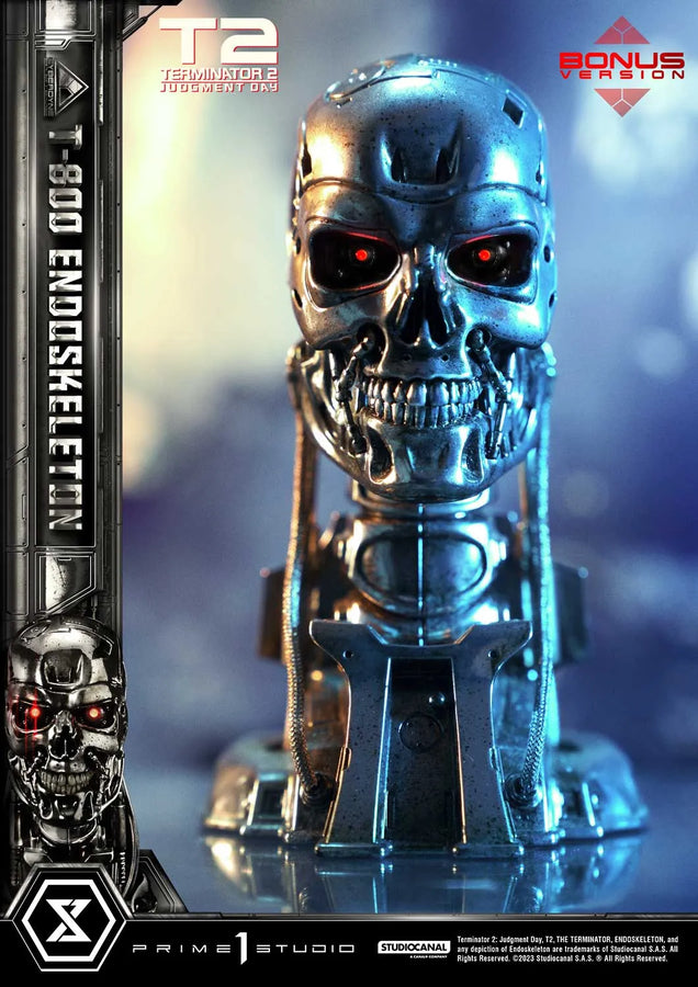 T-800 Endoskeleton (Deluxe Bonus Version) Terminator 2: Judgment Day – Prime1Studio – ActionFigure Brasil