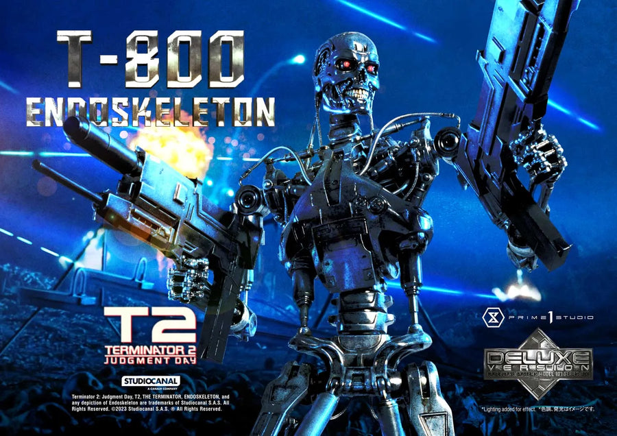 T-800 Endoskeleton (Deluxe Bonus Version) Terminator 2: Judgment Day – Prime1Studio – ActionFigure Brasil