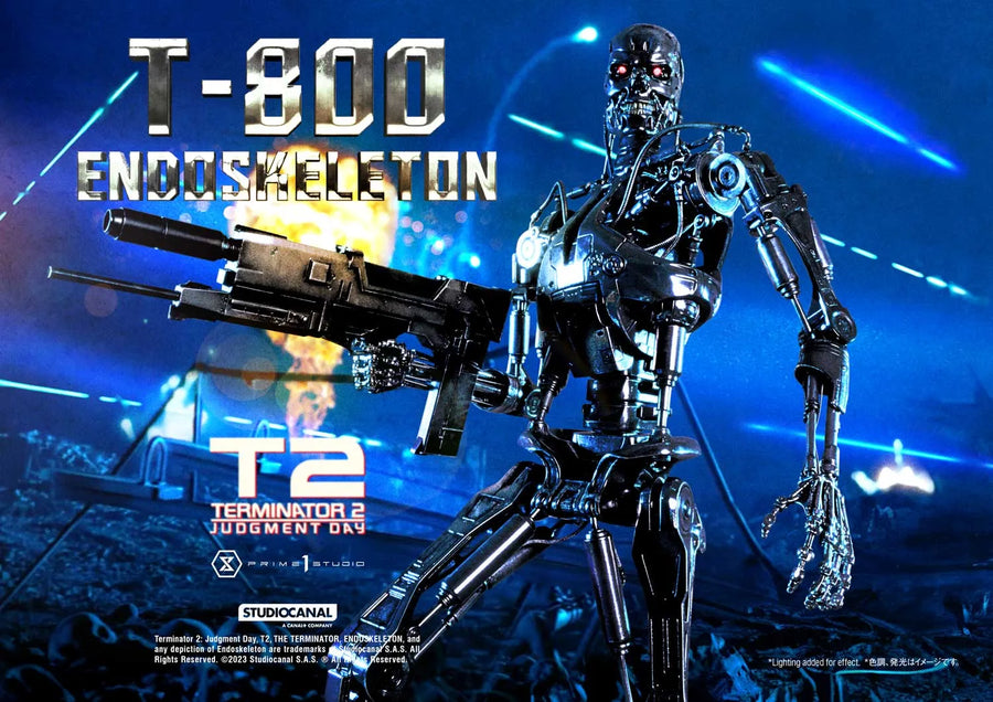 T-800 Endoskeleton (Deluxe Bonus Version) Terminator 2: Judgment Day – Prime1Studio – ActionFigure Brasil
