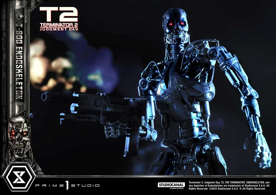 T-800 Endoskeleton (Deluxe Bonus Version) Terminator 2: Judgment Day – Prime1Studio – ActionFigure Brasil