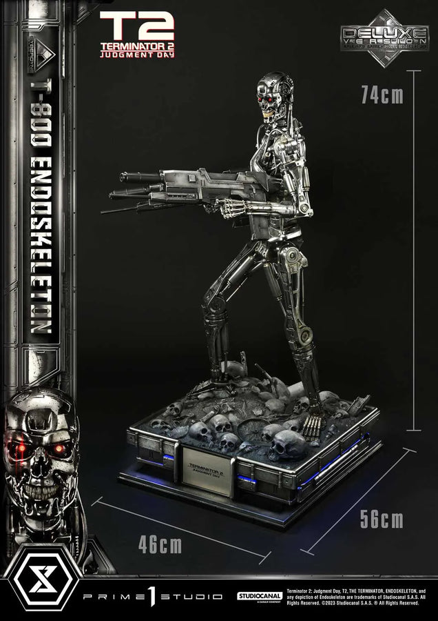 T-800 Endoskeleton (Deluxe Bonus Version) Terminator 2: Judgment Day – Prime1Studio – ActionFigure Brasil