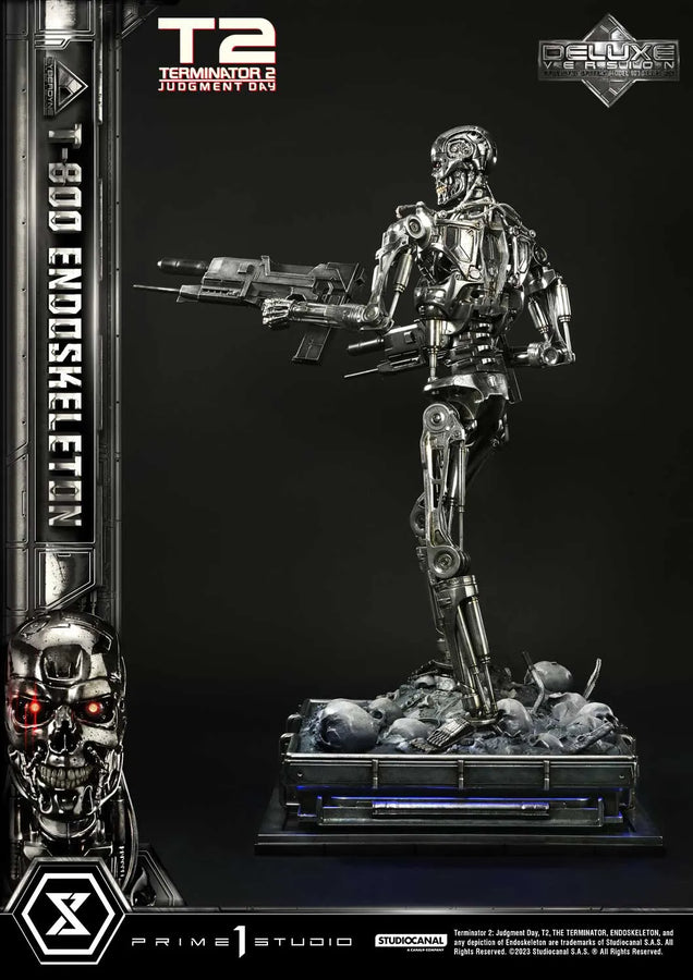 T-800 Endoskeleton (Deluxe Bonus Version) Terminator 2: Judgment Day – Prime1Studio – ActionFigure Brasil