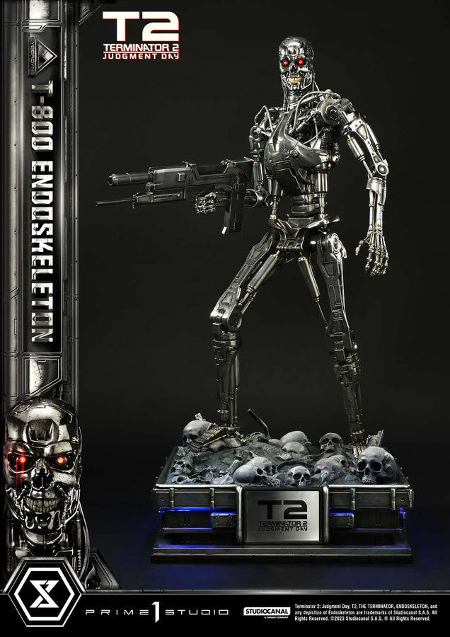 T-800 Endoskeleton (Deluxe Bonus Version) Terminator 2: Judgment Day – Prime1Studio – ActionFigure Brasil