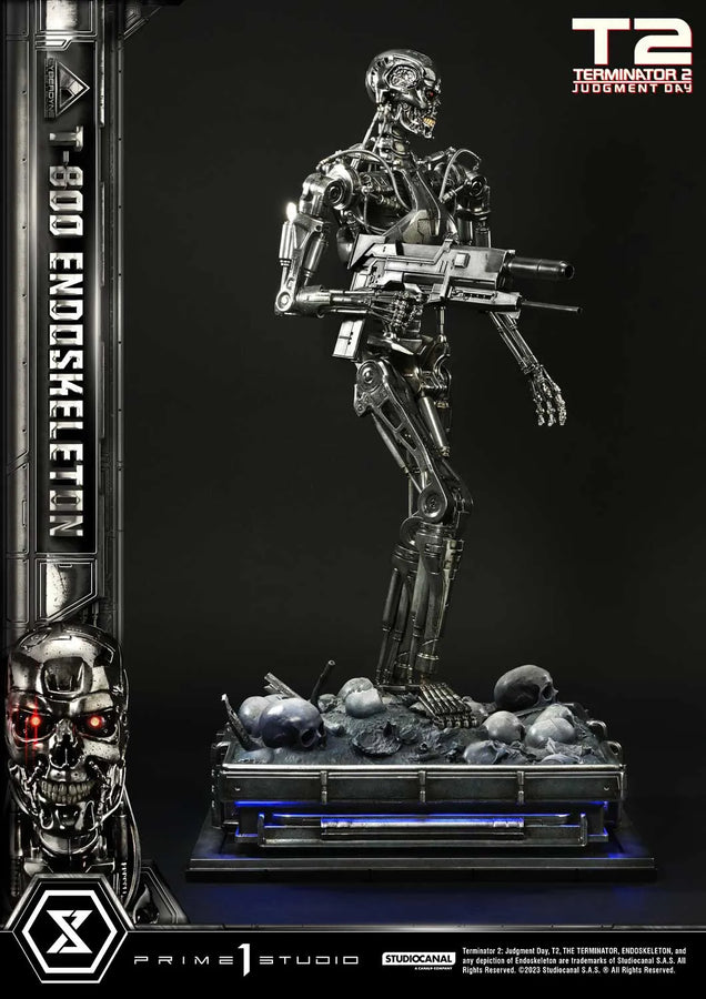 T-800 Endoskeleton (Deluxe Bonus Version) Terminator 2: Judgment Day – Prime1Studio – ActionFigure Brasil