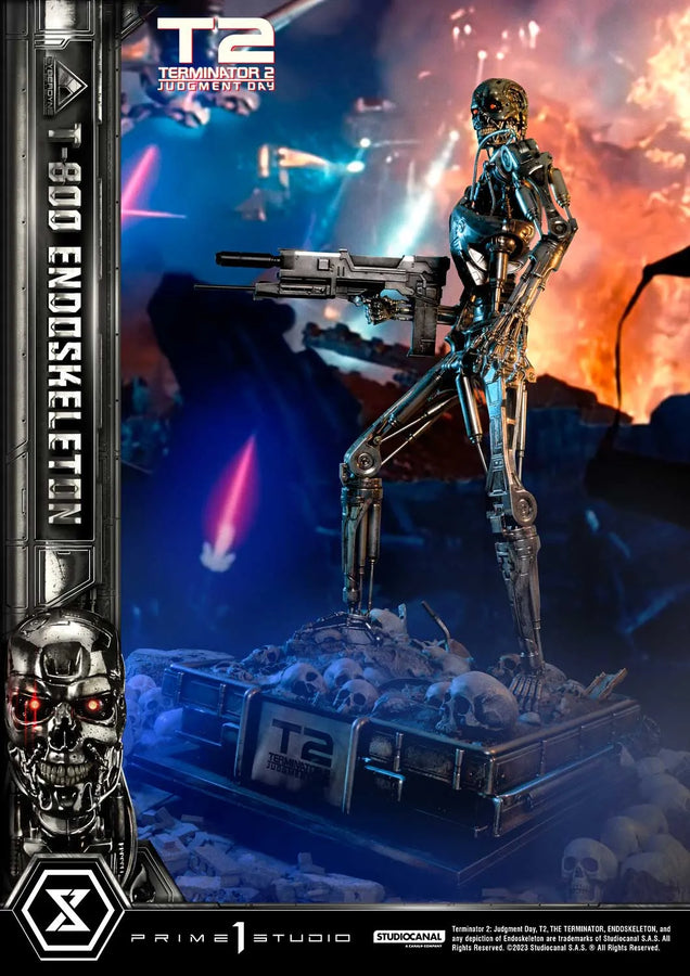T-800 Endoskeleton (Deluxe Bonus Version) Terminator 2: Judgment Day – Prime1Studio – ActionFigure Brasil