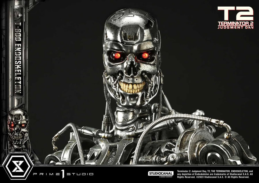 T-800 Endoskeleton (Deluxe Bonus Version) Terminator 2: Judgment Day – Prime1Studio – ActionFigure Brasil
