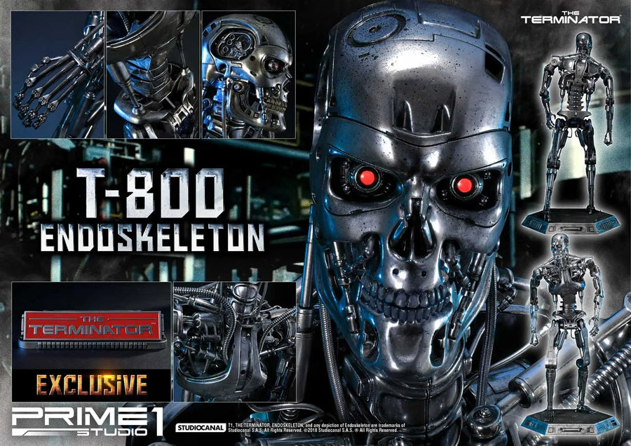 T-800 Endoskeleton (Exclusive Version) The Terminator (Film) – Prime1Studio – ActionFigure Brasil