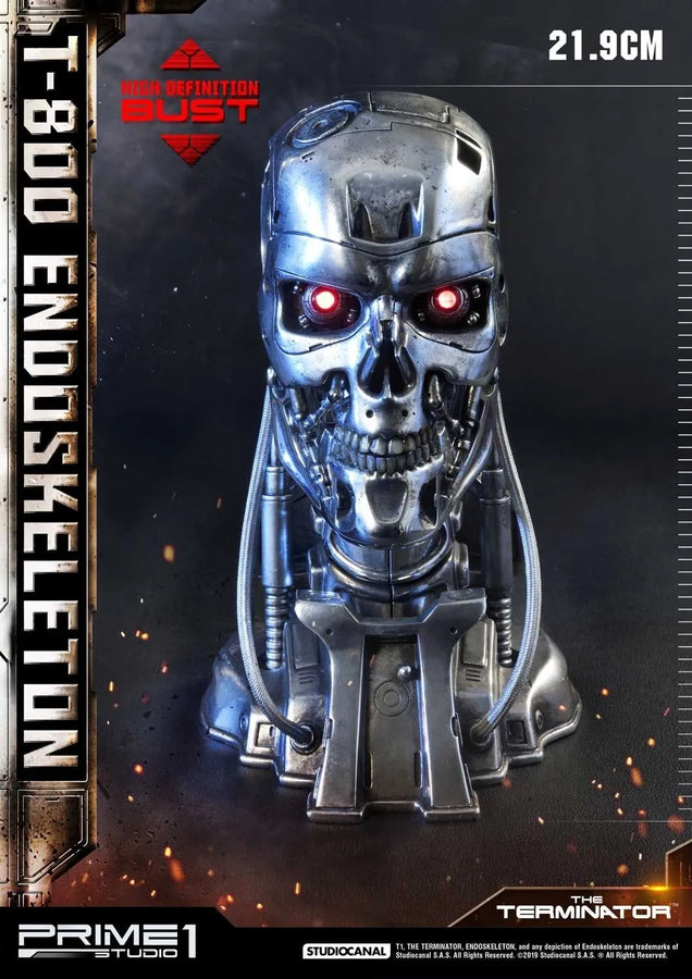 T-800 Endoskeleton Head (Regular Version) The Terminator (Film) – Prime1Studio – ActionFigure Brasil