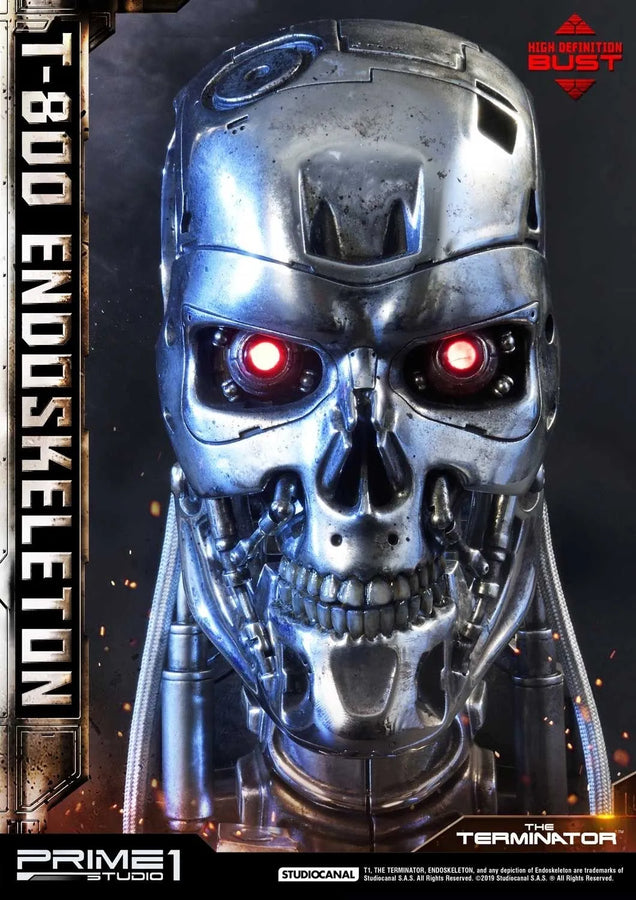 T-800 Endoskeleton Head (Regular Version) The Terminator (Film) – Prime1Studio – ActionFigure Brasil