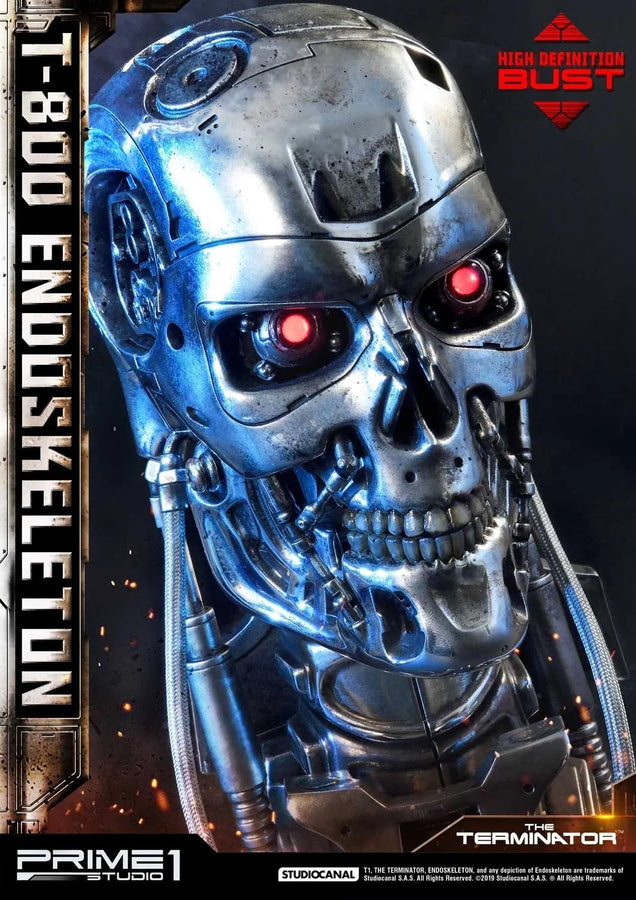 T-800 Endoskeleton Head (Regular Version) The Terminator (Film) – Prime1Studio – ActionFigure Brasil
