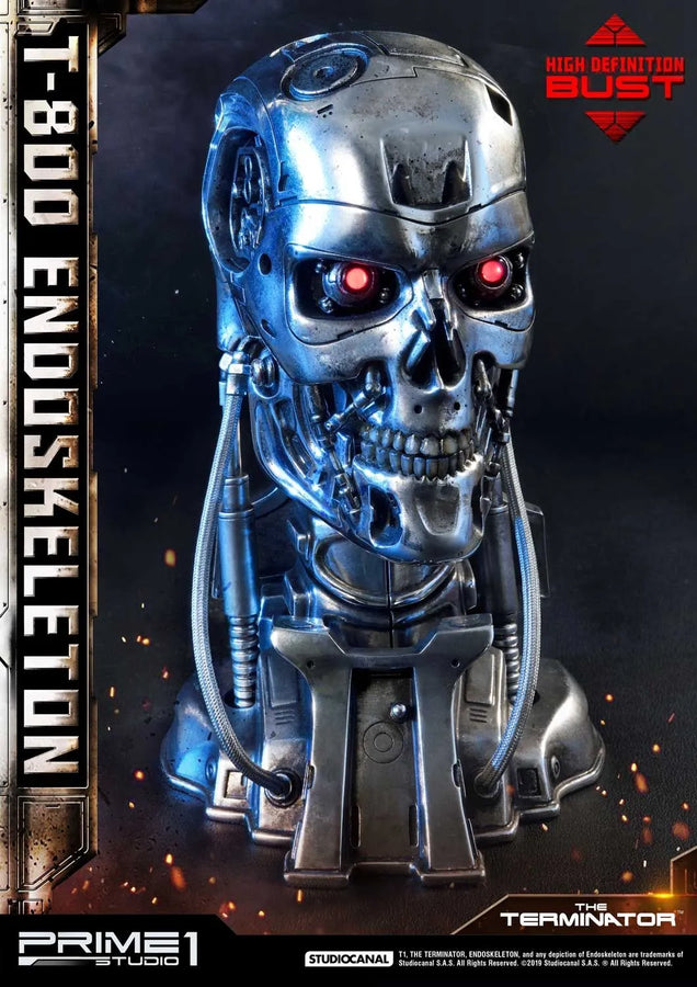 T-800 Endoskeleton Head (Regular Version) The Terminator (Film) – Prime1Studio – ActionFigure Brasil
