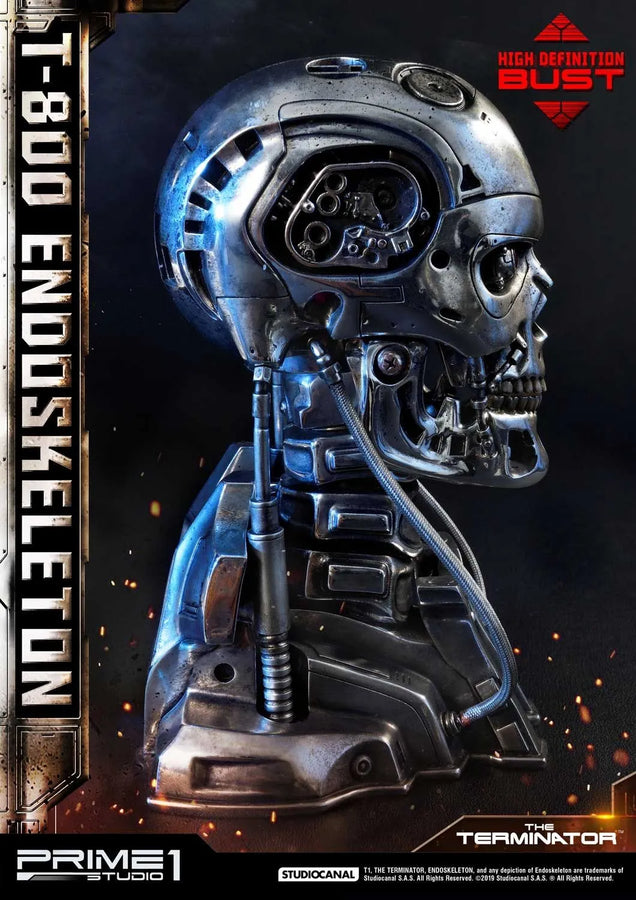T-800 Endoskeleton Head (Regular Version) The Terminator (Film) – Prime1Studio – ActionFigure Brasil