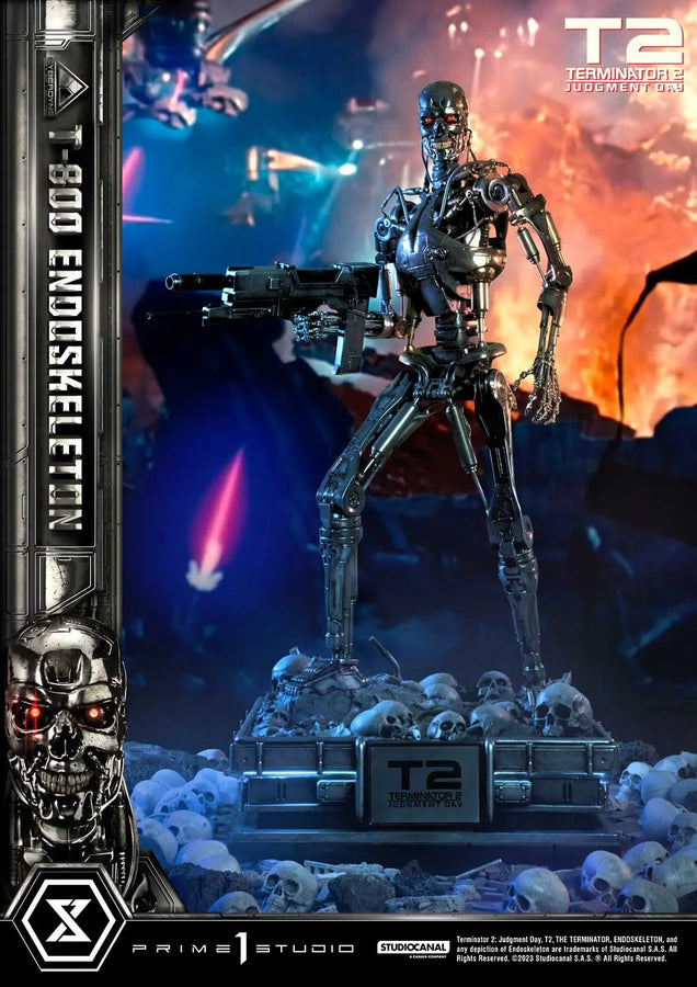 T-800 Endoskeleton (Regular Version) Terminator 2: Judgment Day – Prime1Studio – ActionFigure Brasil