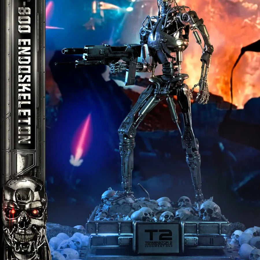 T-800 Endoskeleton (Regular Version) Terminator 2: Judgment Day – Prime1Studio – ActionFigure Brasil