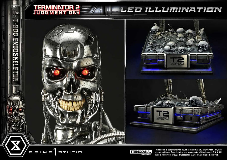 T-800 Endoskeleton (Regular Version) Terminator 2: Judgment Day – Prime1Studio – ActionFigure Brasil