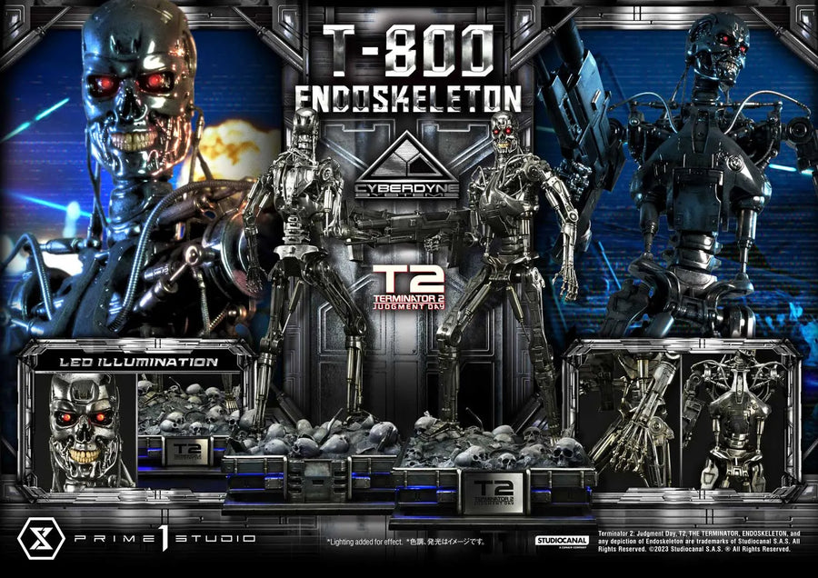 T-800 Endoskeleton (Regular Version) Terminator 2: Judgment Day – Prime1Studio – ActionFigure Brasil
