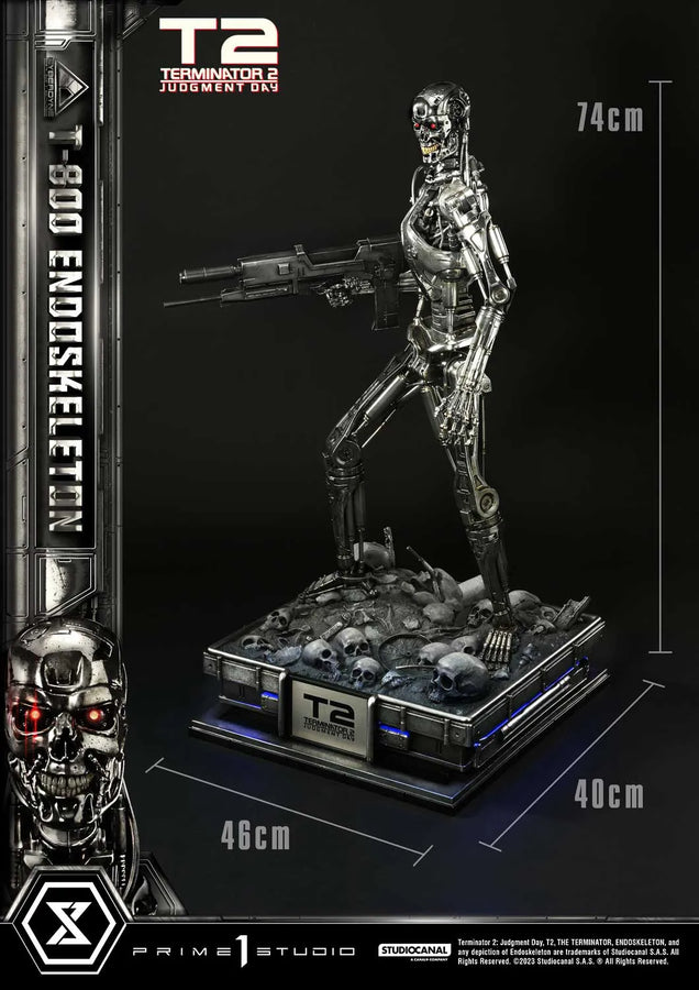T-800 Endoskeleton (Regular Version) Terminator 2: Judgment Day – Prime1Studio – ActionFigure Brasil