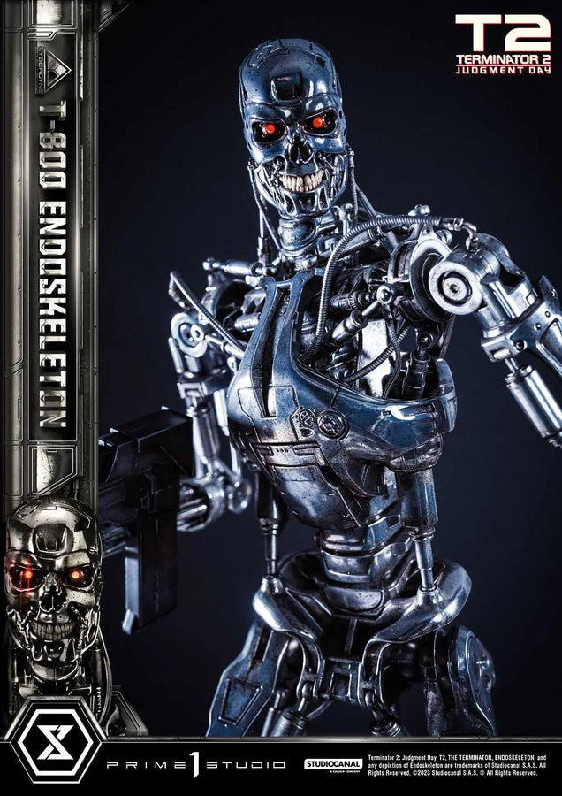 T-800 Endoskeleton (Regular Version) Terminator 2: Judgment Day – Prime1Studio – ActionFigure Brasil