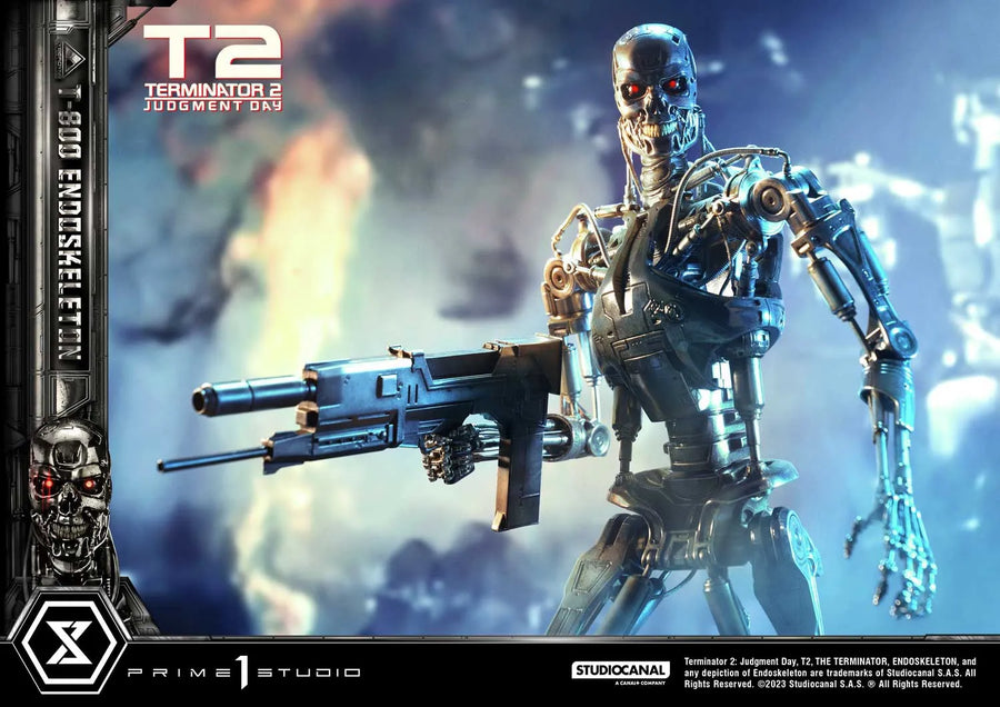 T-800 Endoskeleton (Regular Version) Terminator 2: Judgment Day – Prime1Studio – ActionFigure Brasil