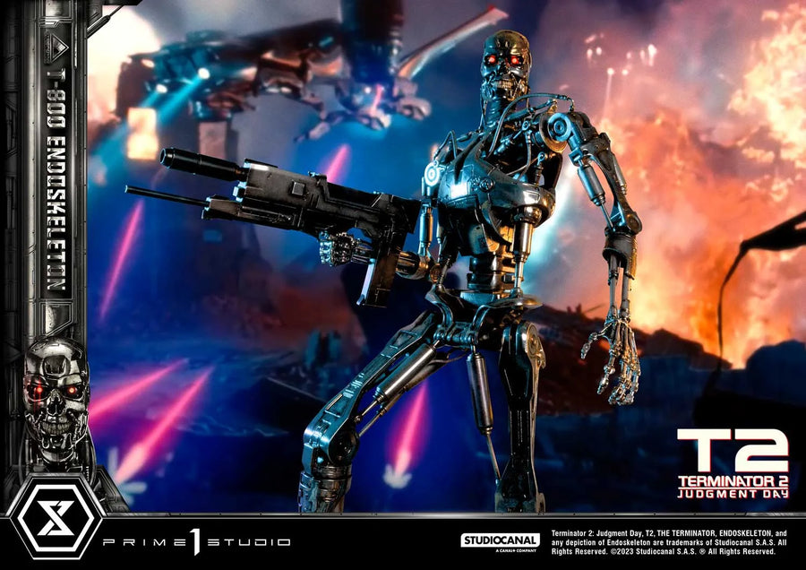 T-800 Endoskeleton (Regular Version) Terminator 2: Judgment Day – Prime1Studio – ActionFigure Brasil