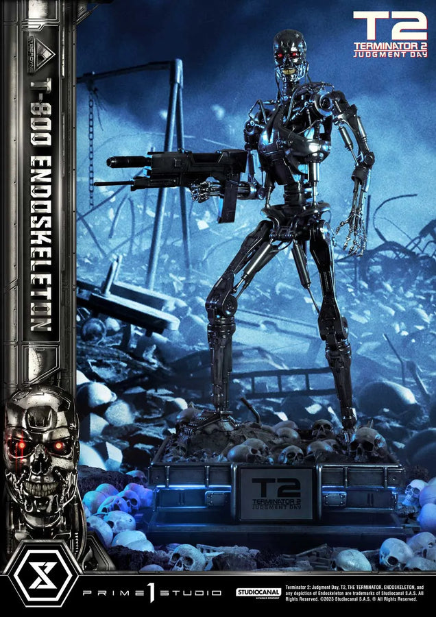 T-800 Endoskeleton (Regular Version) Terminator 2: Judgment Day – Prime1Studio – ActionFigure Brasil