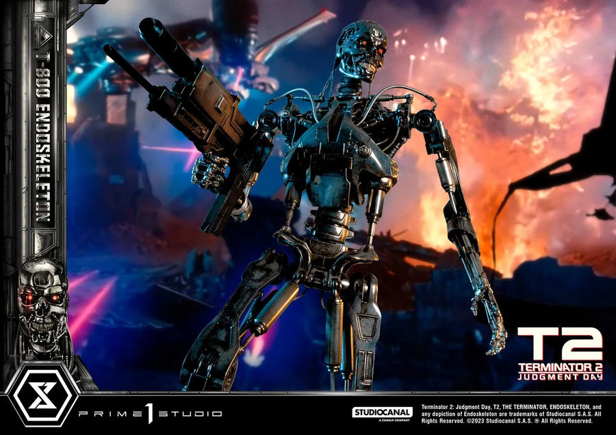 T-800 Endoskeleton (Regular Version) Terminator 2: Judgment Day – Prime1Studio – ActionFigure Brasil