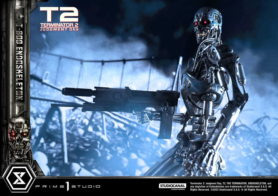 T-800 Endoskeleton (Regular Version) Terminator 2: Judgment Day – Prime1Studio – ActionFigure Brasil