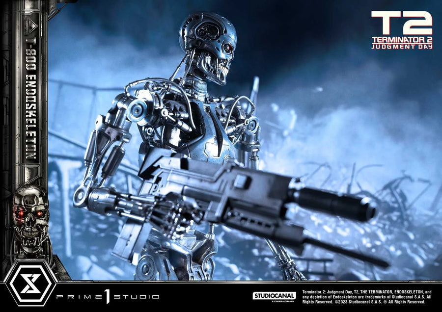 T-800 Endoskeleton (Regular Version) Terminator 2: Judgment Day – Prime1Studio – ActionFigure Brasil