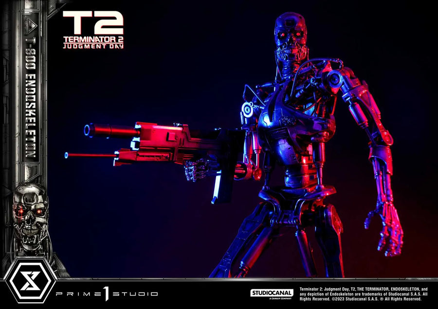 T-800 Endoskeleton (Regular Version) Terminator 2: Judgment Day – Prime1Studio – ActionFigure Brasil