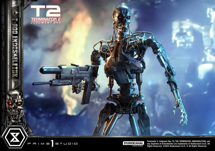 T-800 Endoskeleton (Regular Version) Terminator 2: Judgment Day – Prime1Studio – ActionFigure Brasil