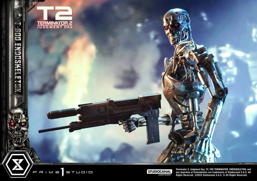 T-800 Endoskeleton (Regular Version) Terminator 2: Judgment Day – Prime1Studio – ActionFigure Brasil
