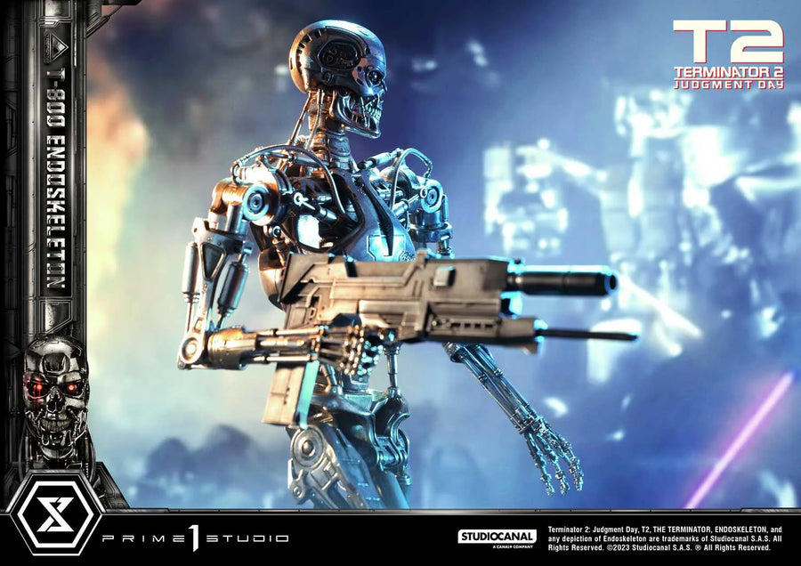 T-800 Endoskeleton (Regular Version) Terminator 2: Judgment Day – Prime1Studio – ActionFigure Brasil