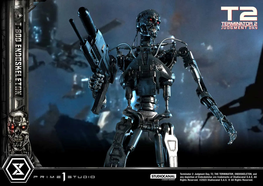 T-800 Endoskeleton (Regular Version) Terminator 2: Judgment Day – Prime1Studio – ActionFigure Brasil