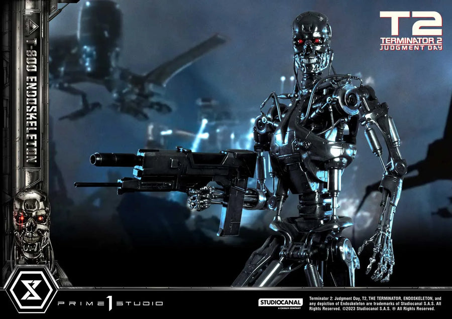 T-800 Endoskeleton (Regular Version) Terminator 2: Judgment Day – Prime1Studio – ActionFigure Brasil