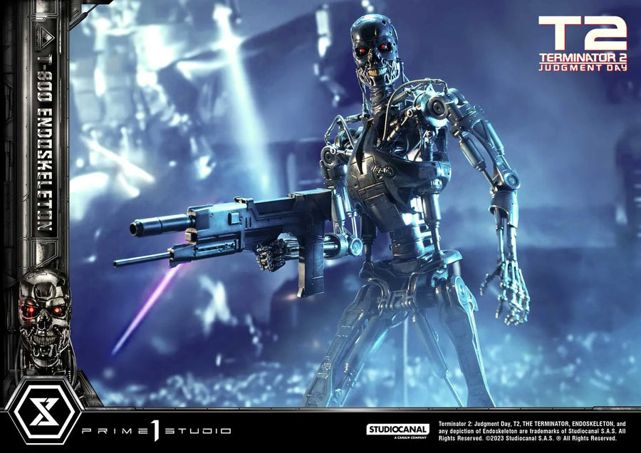 T-800 Endoskeleton (Regular Version) Terminator 2: Judgment Day – Prime1Studio – ActionFigure Brasil