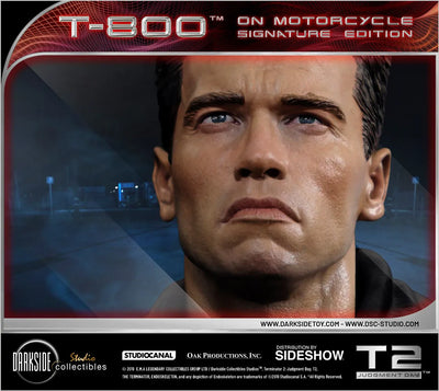 T-800 on Motorcycle - LIMITED EDITION: 250 – DarkSide Collectibles Studio – ActionFigure Brasil — embalagem