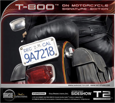 T-800 on Motorcycle - LIMITED EDITION: 250 – DarkSide Collectibles Studio – ActionFigure Brasil — iluminação de estúdio