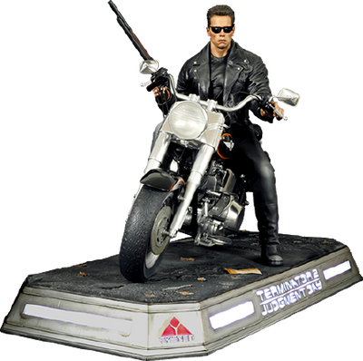 T-800 on Motorcycle - LIMITED EDITION: 250 – DarkSide Collectibles Studio – ActionFigure Brasil — detalhe do produto