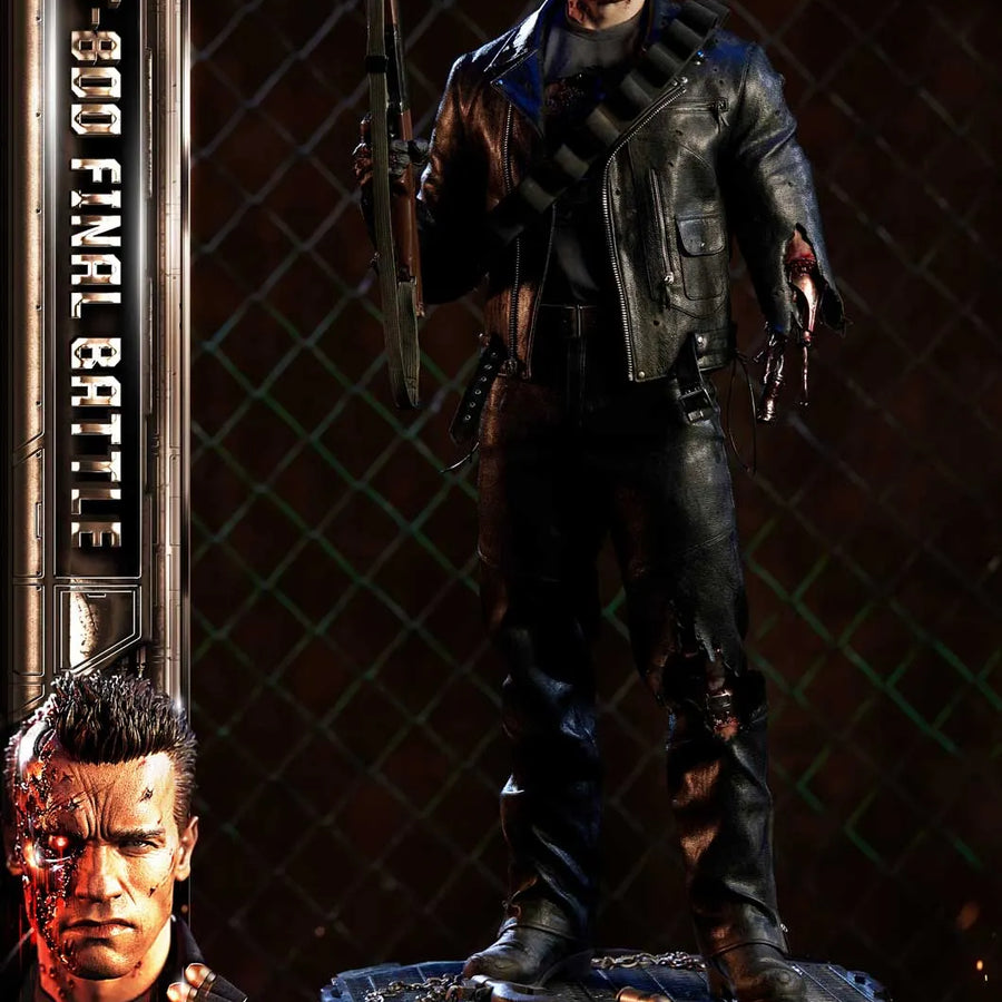 T-800 (Regular Version) Terminator 2: Judgment Day – Prime1Studio – ActionFigure Brasil