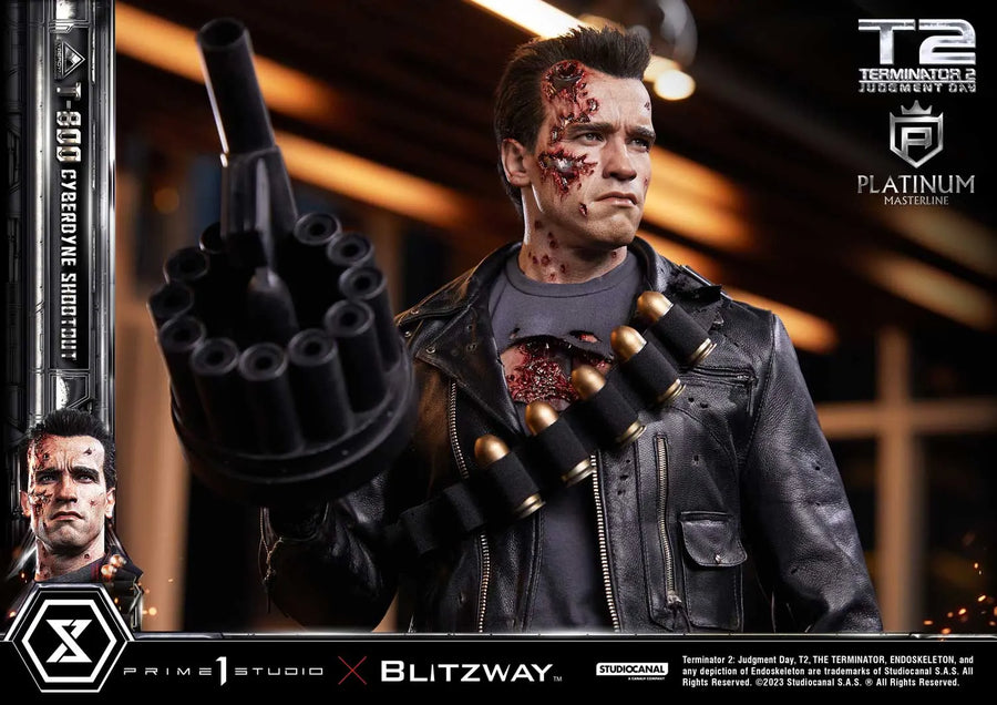 T-800 (Regular Version) Terminator 2: Judgment Day – Prime1Studio – ActionFigure Brasil